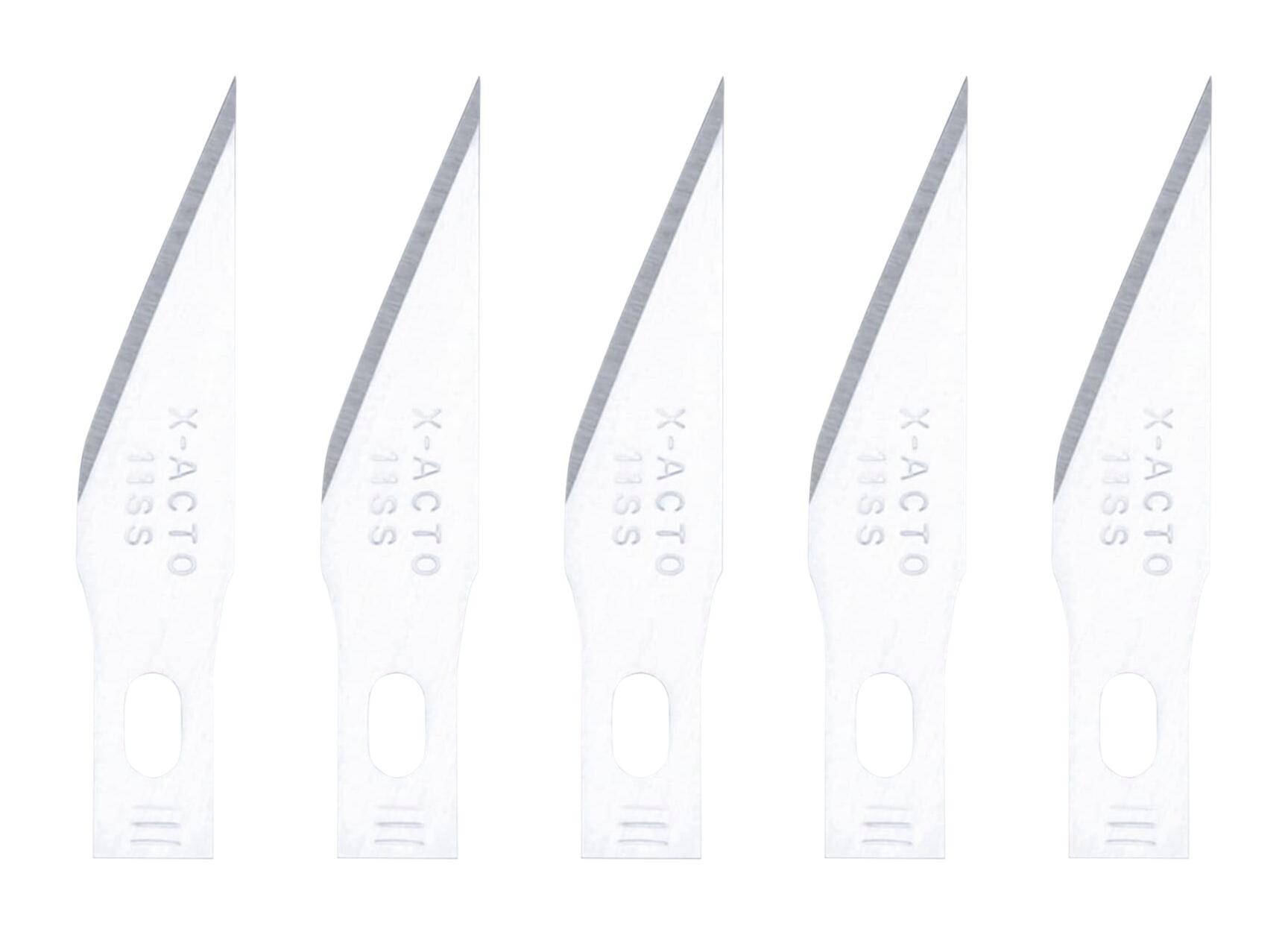 acto♡ X-ACTO Replacement Blades, No. 11, Carbon Steel Blade, Pack of 5